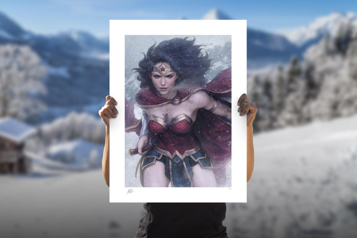 DCコミックス/ Wonder Woman #51 by Artgerm スタンリー・ラウ アートプリント - イメージ画像2