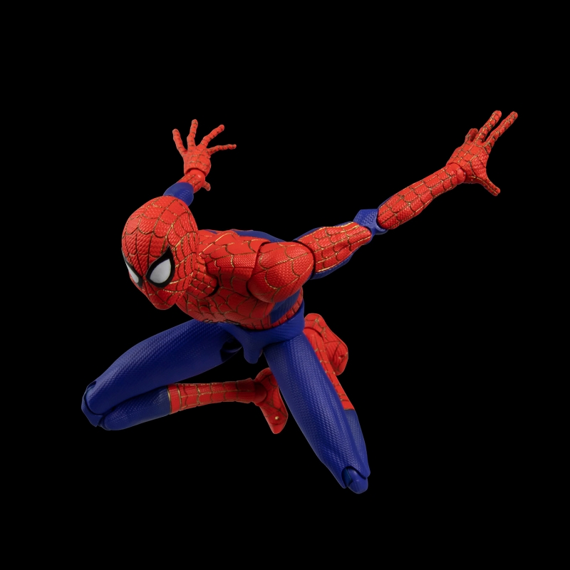 SVアクション/ スパイダーマン スパイダーバース: ピーター・B・パーカー スパイダーマン アクションフィギュア 石像なし ver - イメージ画像4