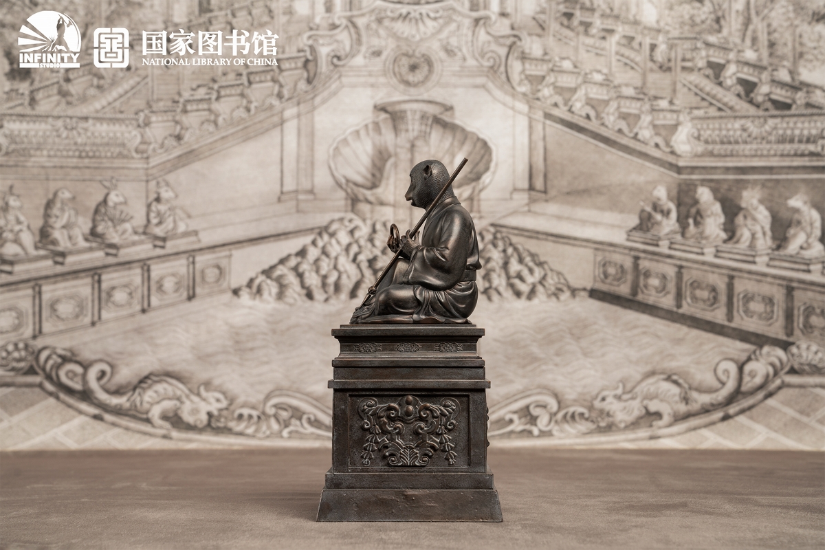 円明園 十二生肖獣首銅像 猿 1/6 スタチュー - イメージ画像7