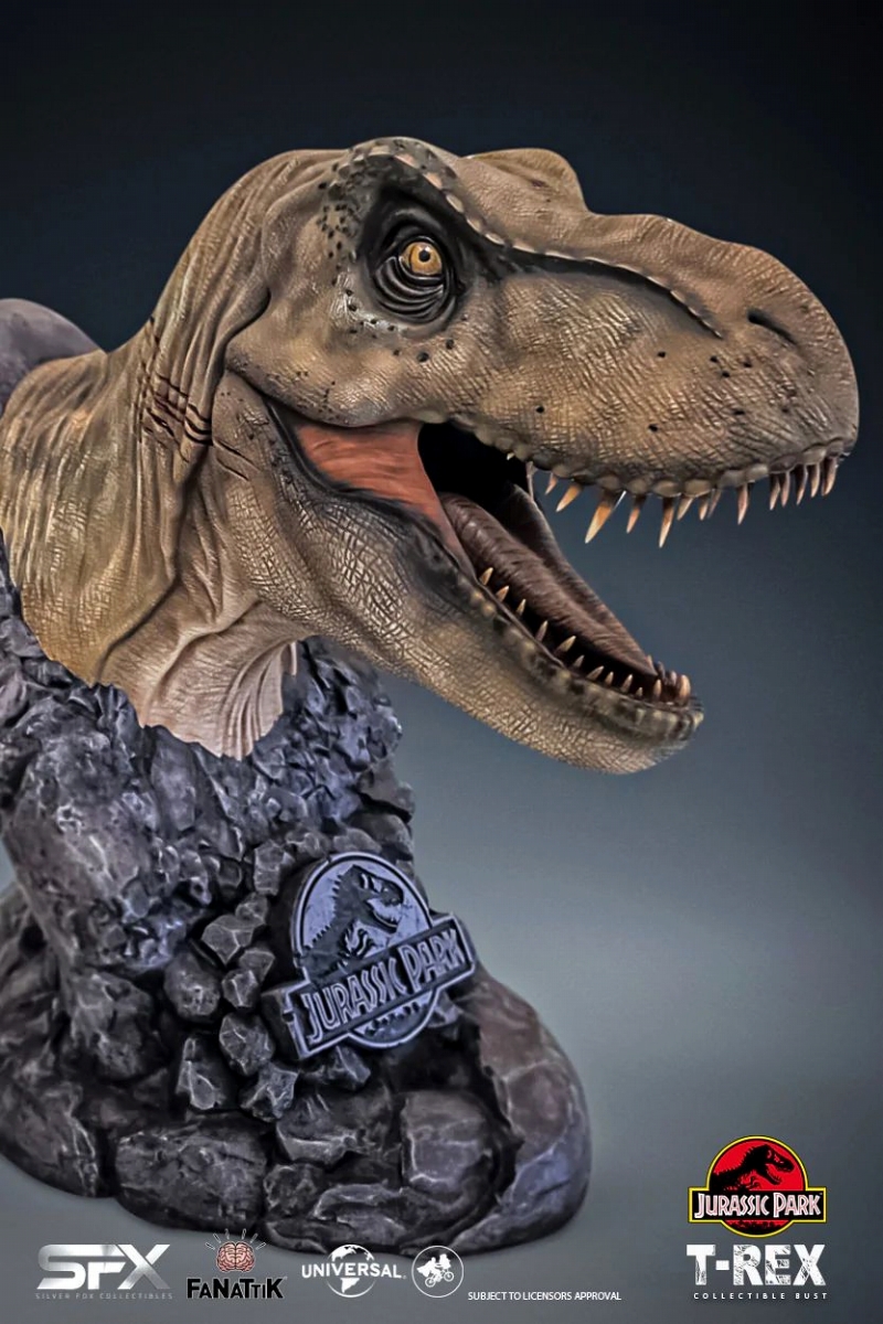 【発売中止】ジュラシックバストシリーズ/ ジュラシック・パーク: T-REX ティラノサウルスレックス バスト - イメージ画像2