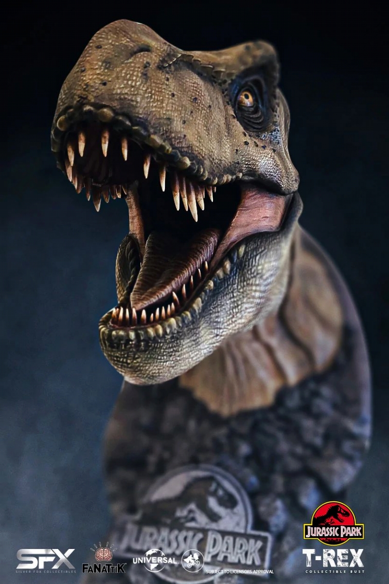 【発売中止】ジュラシックバストシリーズ/ ジュラシック・パーク: T-REX ティラノサウルスレックス バスト - イメージ画像5