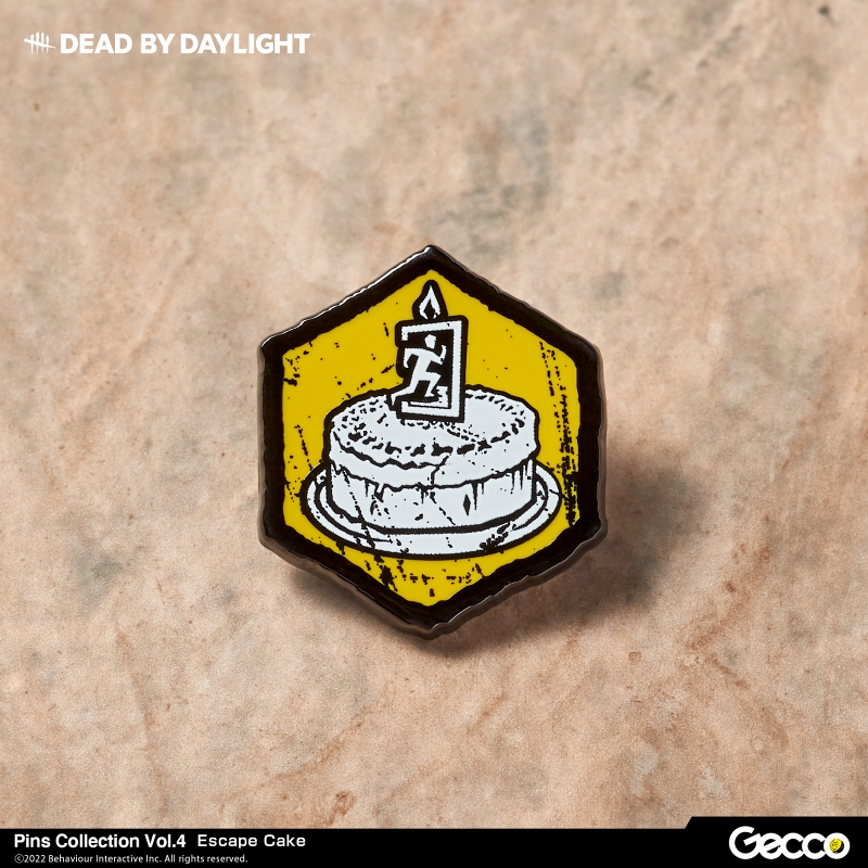 Gecco pins/ Dead by Daylight ピンズコレクション vol.4: 脱出だ！ケーキ (Escape! Cake) - イメージ画像1