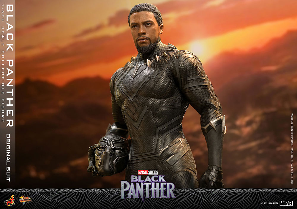 【お一人様1点限り】Black Panther/ ムービー・マスターピース 1/6 フィギュア: ブラックパンサー オリジナルスーツ ver - イメージ画像4