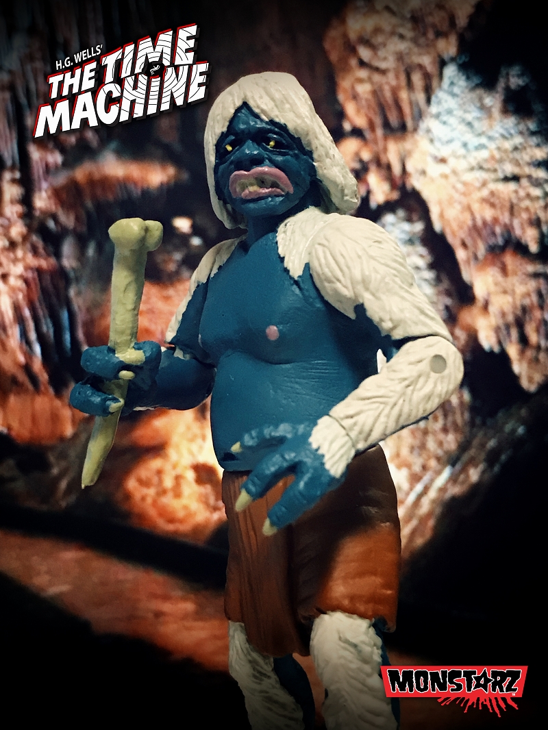 Monstarz モンスターズ/ タイムマシン 80万年後の世界へ: モーロック 3.75インチ レトロ アクションフィギュア （ミッドナイトアタック Ver.） - イメージ画像8
