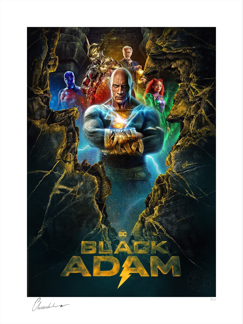 Black Adam/ ブラックアダム by クリス・クリストドゥールー アートプリント - イメージ画像1