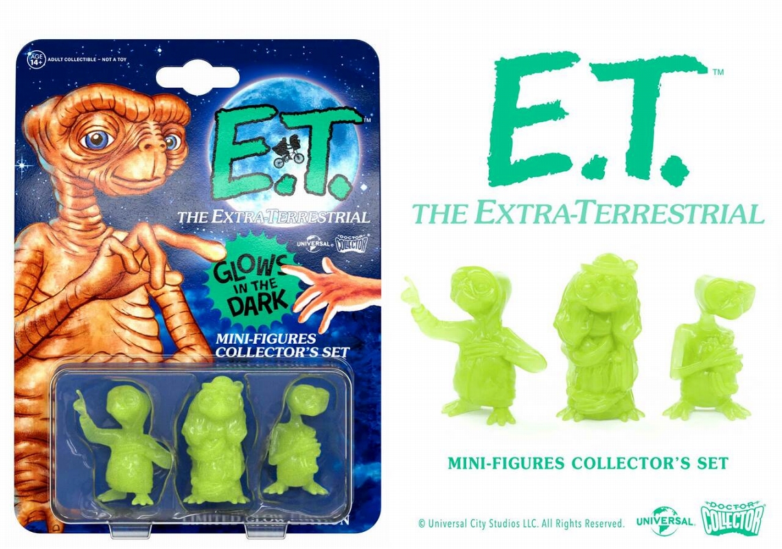 E.T./ ミニフィギュア 3種セット（グロウ エディション） - イメージ画像1