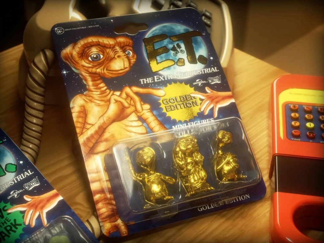 E.T./ ミニフィギュア 3種セット（ゴールド エディション） - イメージ画像2