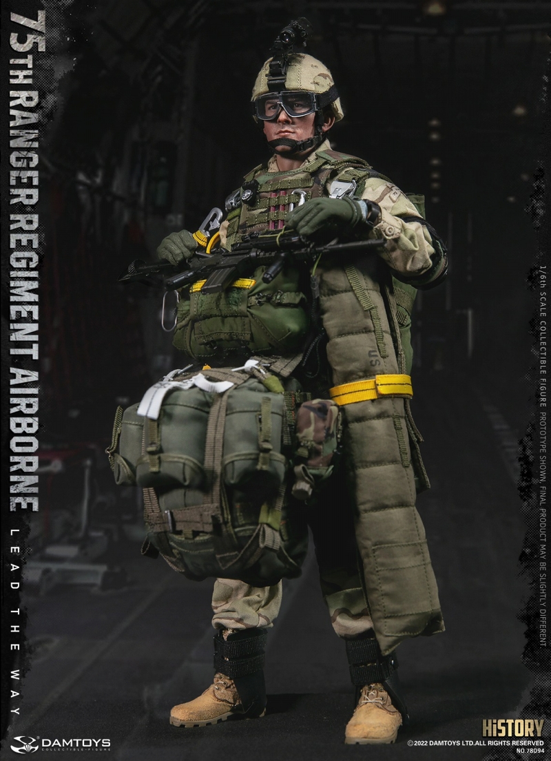 U.S. ARMY 第75レンジャー連隊 エアボーン 1/6 アクションフィギュア - イメージ画像1
