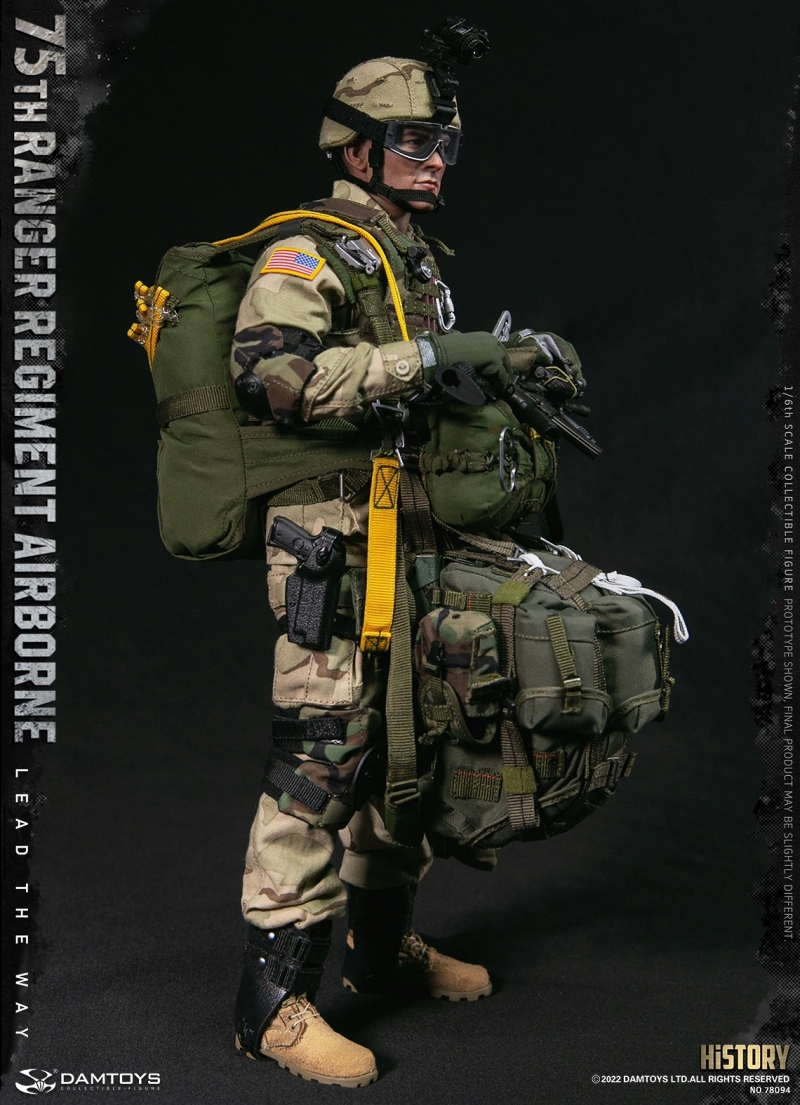 U.S. ARMY 第75レンジャー連隊 エアボーン 1/6 アクションフィギュア - イメージ画像2