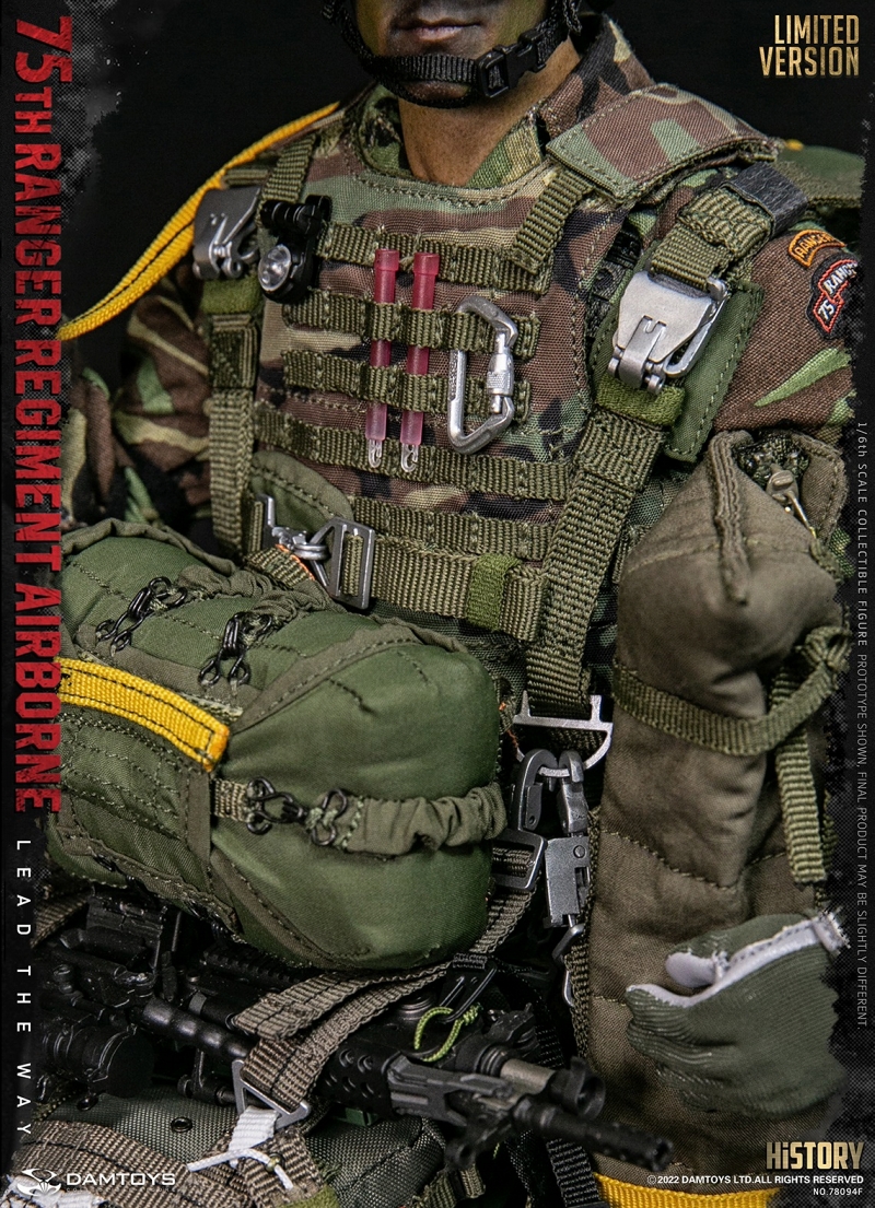 U.S. ARMY 第75レンジャー連隊 エアボーン 1/6 アクションフィギュア SAW ガンナー エミエッド ver - イメージ画像14