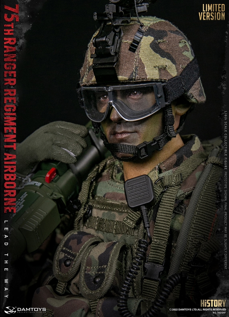 U.S. ARMY 第75レンジャー連隊 エアボーン 1/6 アクションフィギュア SAW ガンナー エミエッド ver - イメージ画像26
