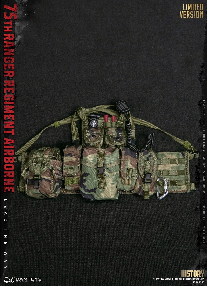 U.S. ARMY 第75レンジャー連隊 エアボーン 1/6 アクションフィギュア SAW ガンナー エミエッド ver - イメージ画像32