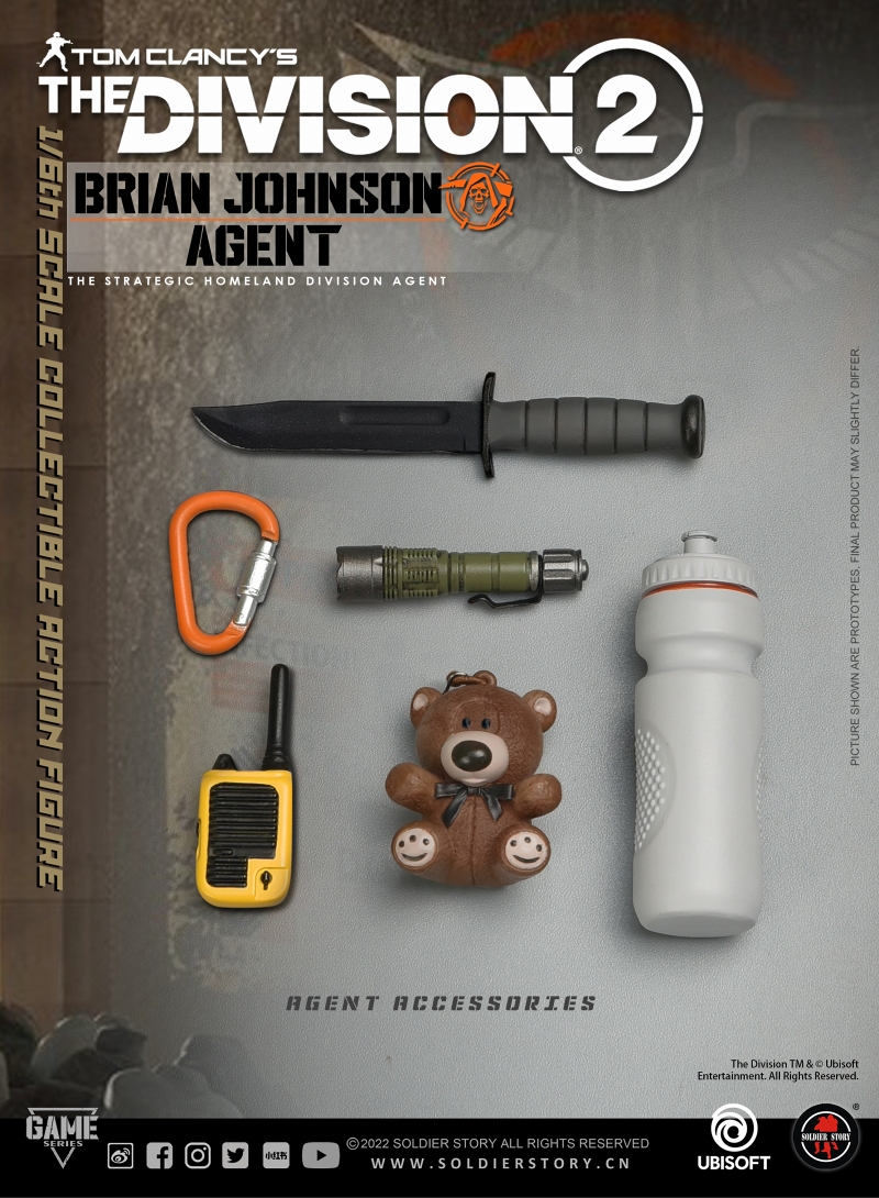 THE DIVISION 2 ディビジョン2/ エージェント ブライアン・ジョンソン 1/6 アクションフィギュア - イメージ画像19