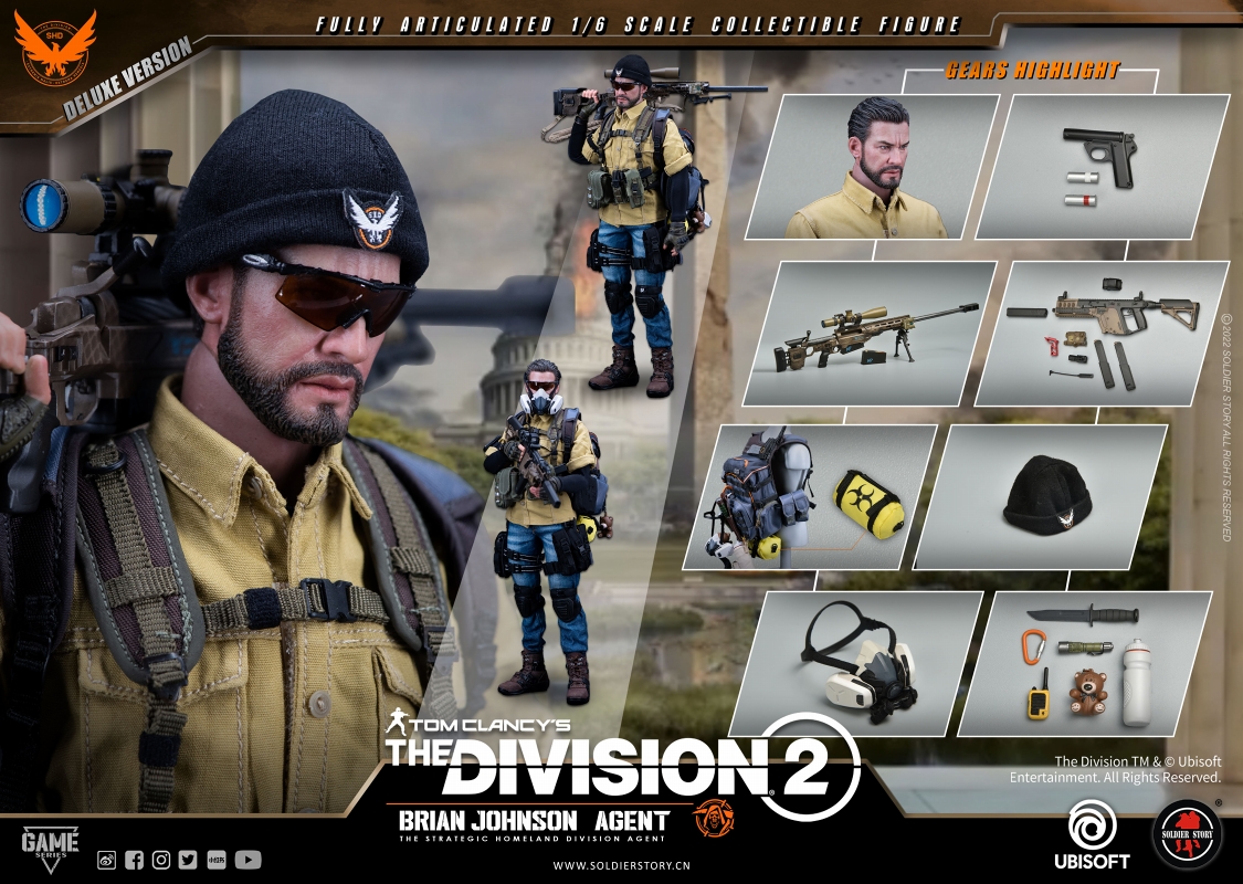 THE DIVISION 2 ディビジョン2/ エージェント ブライアン・ジョンソン 1/6 アクションフィギュア DX ver  - イメージ画像32