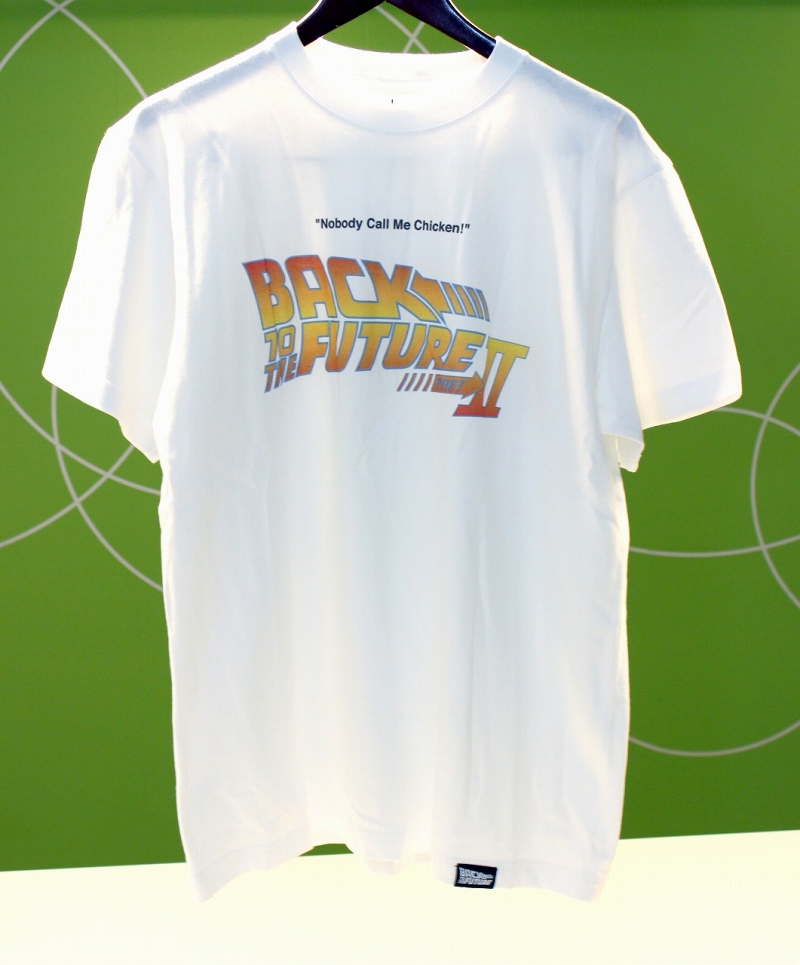 【豆魚雷別注モデル】バック・トゥ・ザ・フューチャー PART 2/ BTTFII ロゴTシャツ ホワイト Mサイズ - イメージ画像3