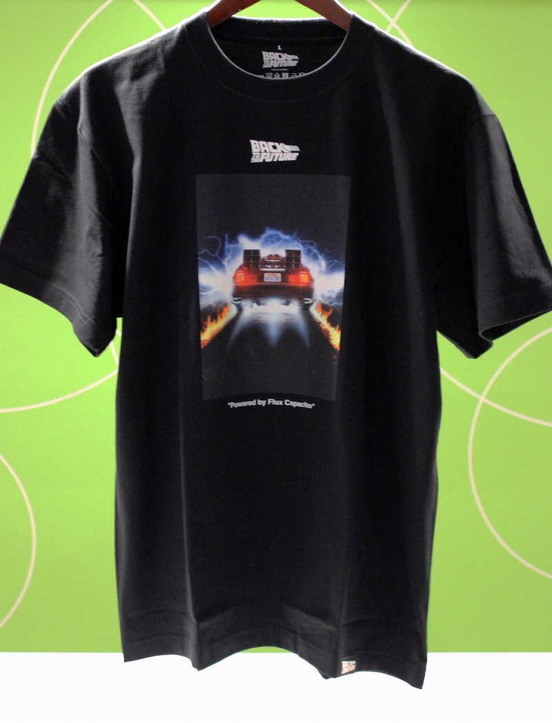 【豆魚雷別注モデル】バック・トゥ・ザ・フューチャー/ デロリアン Tシャツ ブラック XLサイズ - イメージ画像3