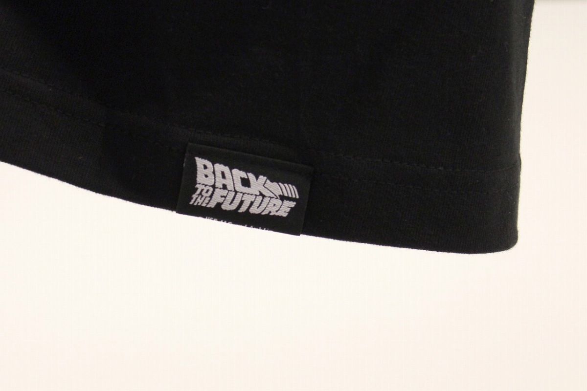 【豆魚雷別注モデル】バック・トゥ・ザ・フューチャー/ デロリアン Tシャツ ブラック XLサイズ - イメージ画像4