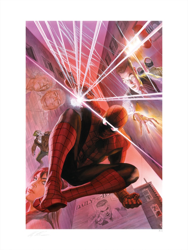 マーベルコミックス/ マーベル75周年 Amazing Spider-Man #1 by アレックス・ロス アートプリント - イメージ画像1