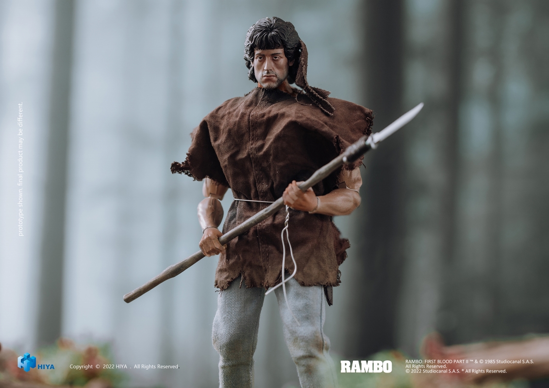 エクスクイジットスーパーシリーズ/ ランボー Rambo First Blood: ジョン・ランボー 1/12 アクションフィギュア - イメージ画像8