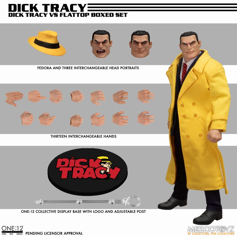 ワン12コレクティブ/ Dick Tracy: ディック・トレイシー vs フラップトップ 1/12 アクションフィギュア ボックスセット - イメージ画像1