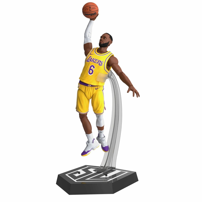 NBA スターティングラインナップ シリーズ1/ レブロン・ジェームズ 6インチ アクションフィギュア ロサンゼルス・レイカーズ ver - イメージ画像10
