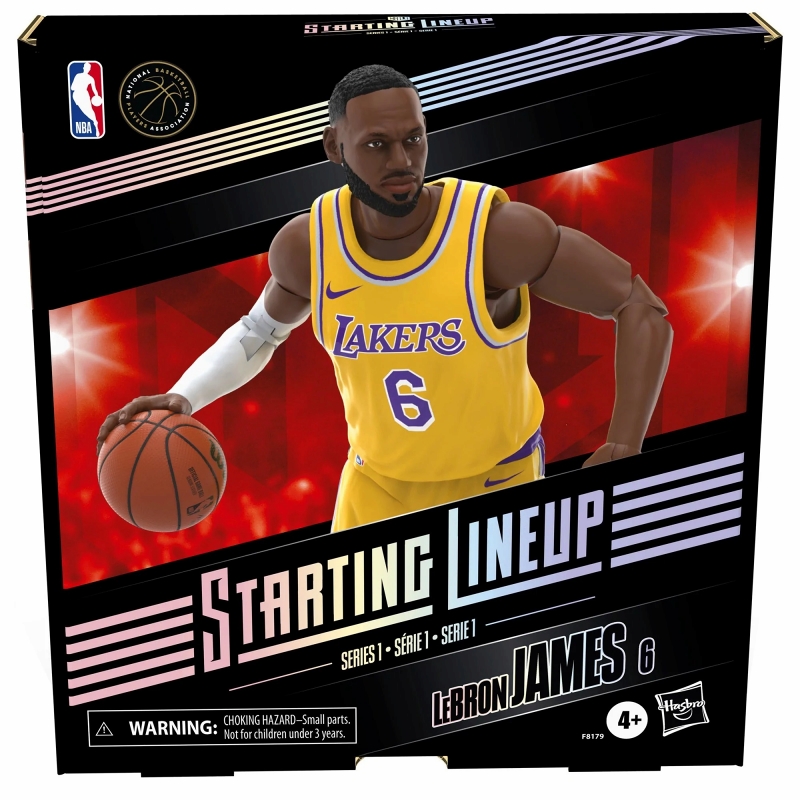 NBA スターティングラインナップ シリーズ1/ レブロン・ジェームズ 6インチ アクションフィギュア ロサンゼルス・レイカーズ ver - イメージ画像15
