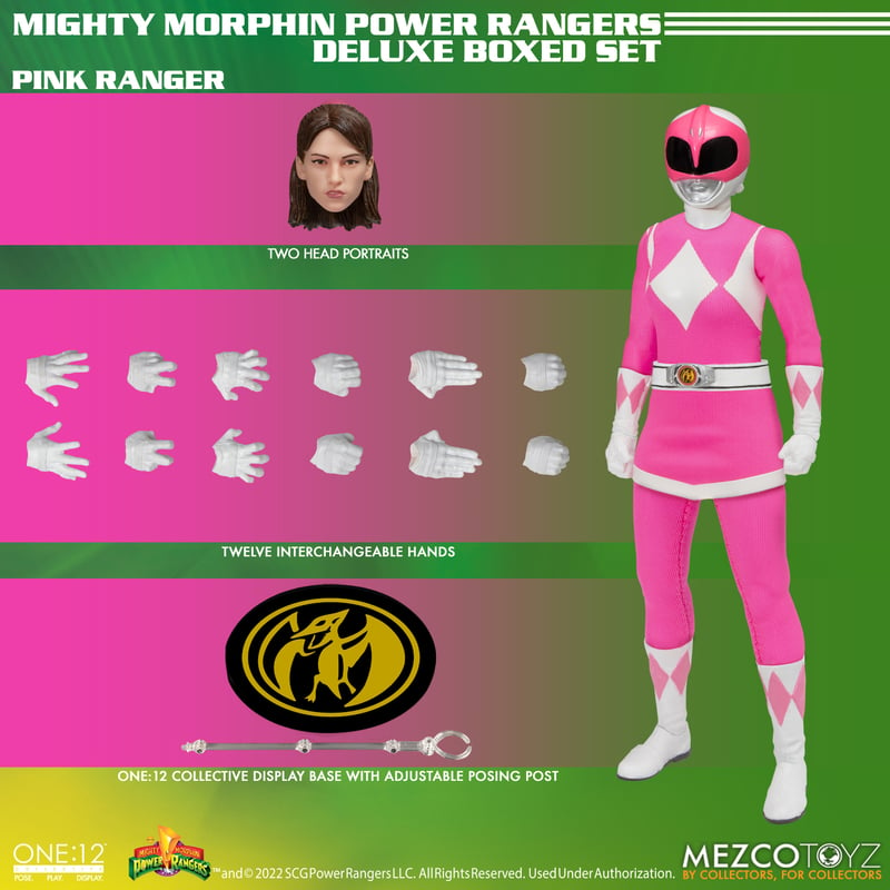 ワン12コレクティブ/ Mighty Morphin' Power Rangers: パワーレンジャー 1/12 アクションフィギュア ボックスセット - イメージ画像23