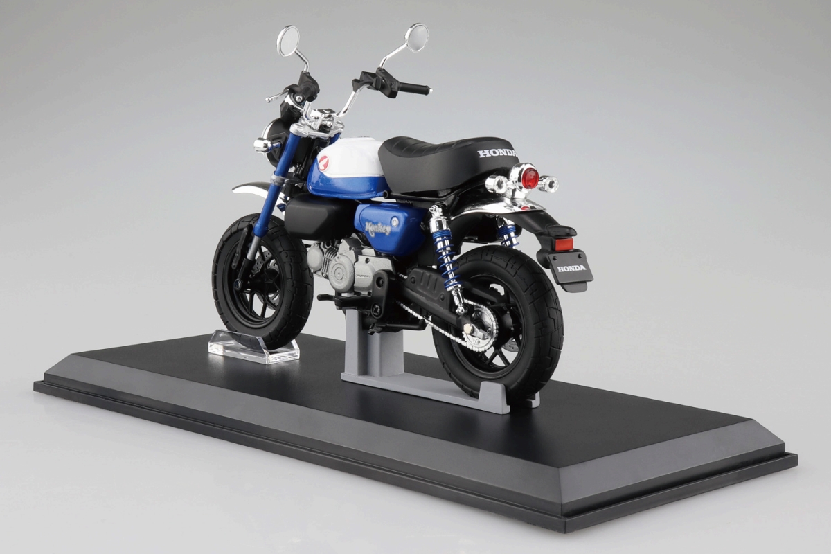 Honda Monkey 125 2022 1/12 ミニチュアモデル パールグリッターリングブルー ver - イメージ画像5