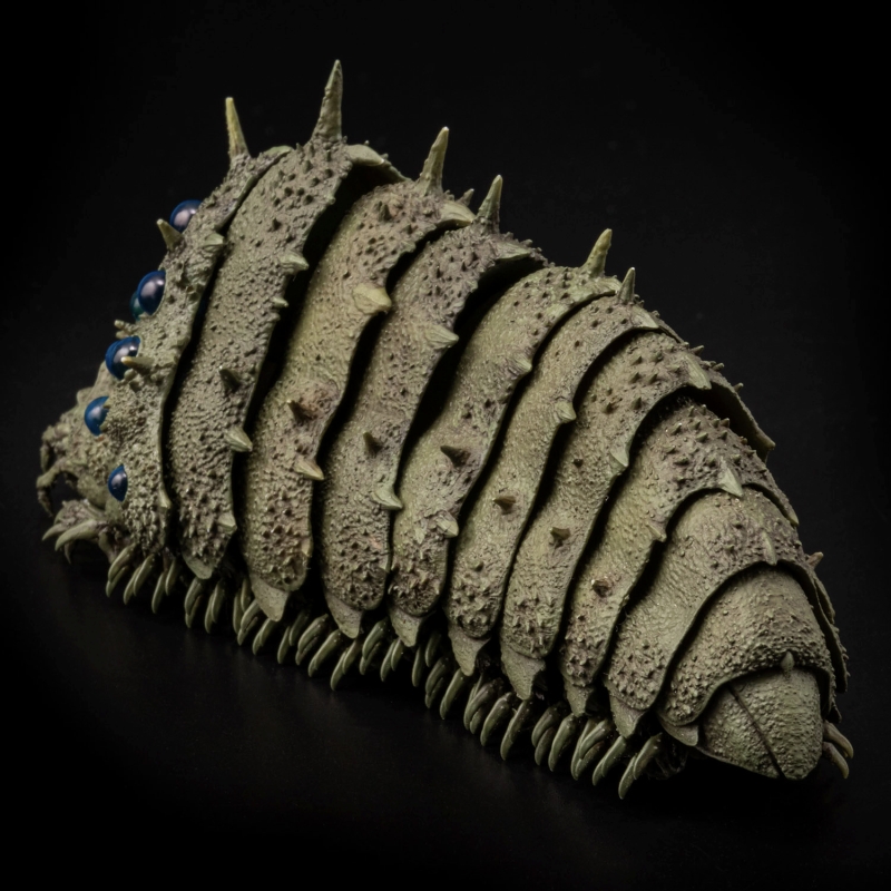 タケヤ式自在置物/ 風の谷のナウシカ: 王蟲 オーム 手のひらサイズ 碧色 ver - イメージ画像5