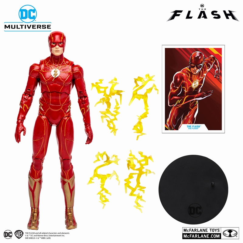 DCマルチバース/ The Flash ザ・フラッシュ: フラッシュ 7インチ アクションフィギュア - イメージ画像7