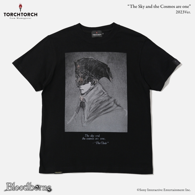 Bloodborne × TORCH TORCH/ Tシャツコレクション: 宇宙は空にある 2023 ver ブラック S - イメージ画像1