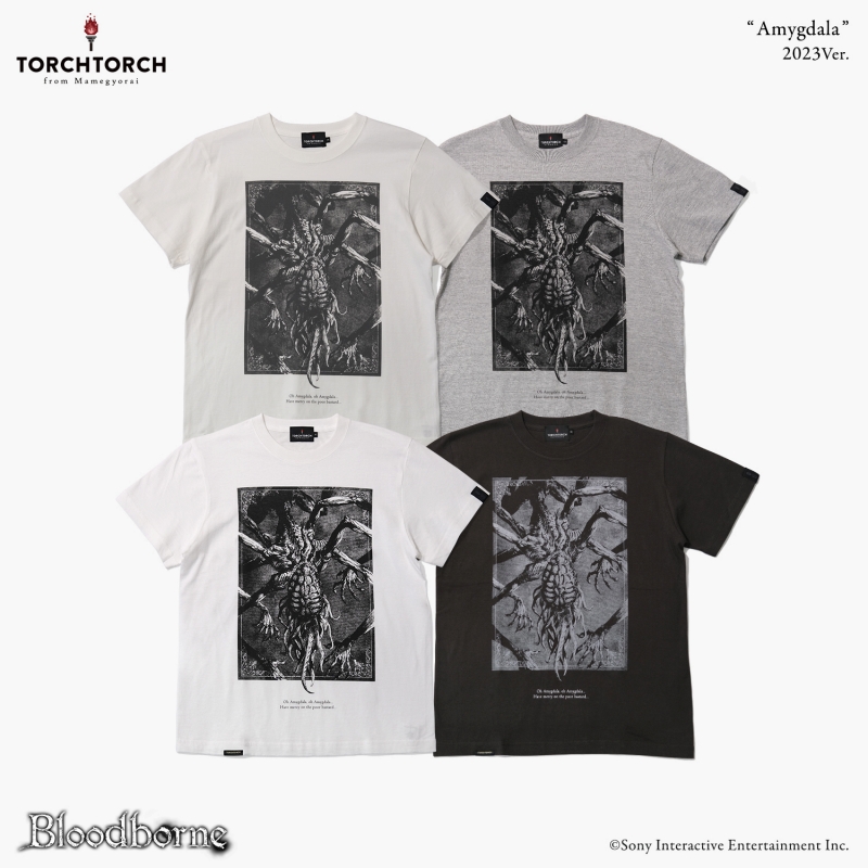 Bloodborne × TORCH TORCH/ Tシャツコレクション: アメンドーズ 2023 ver ヘザーグレー M - イメージ画像5