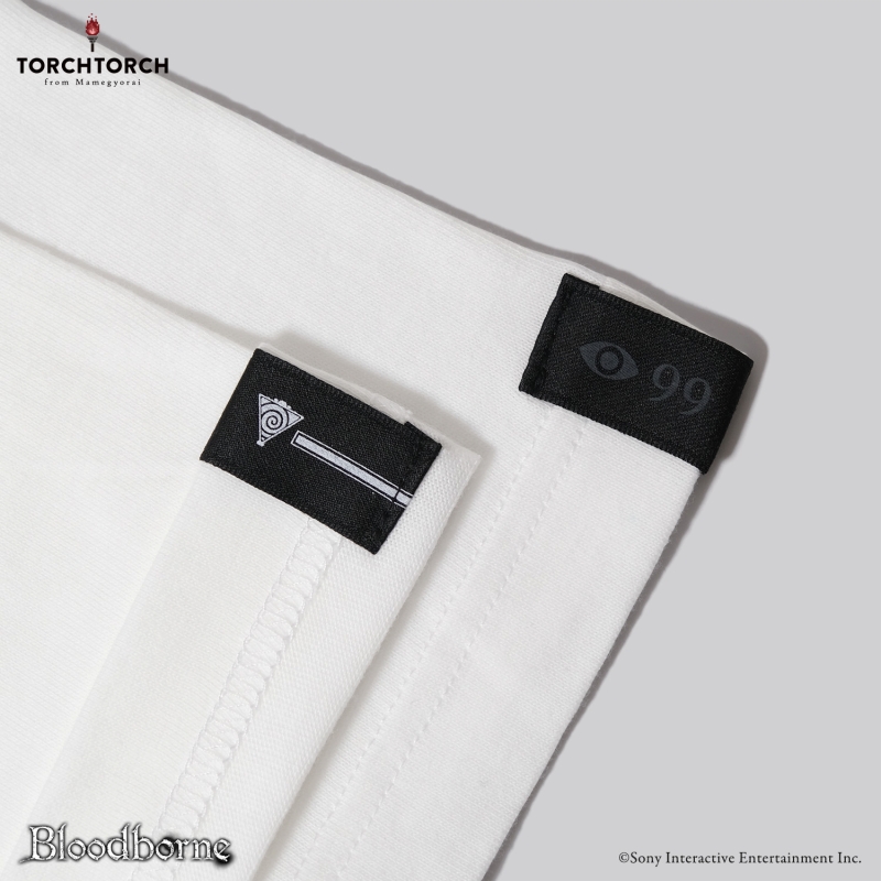 Bloodborne × TORCH TORCH/ Tシャツコレクション: 悪夢の主、ミコラーシュ 2023 ver ホワイト M - イメージ画像3