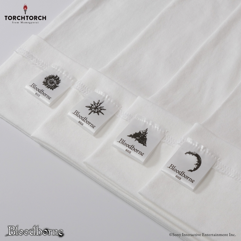 Bloodborne × TORCH TORCH/ Tシャツコレクション: 灯りと使者 2023 ver ホワイト M - イメージ画像4