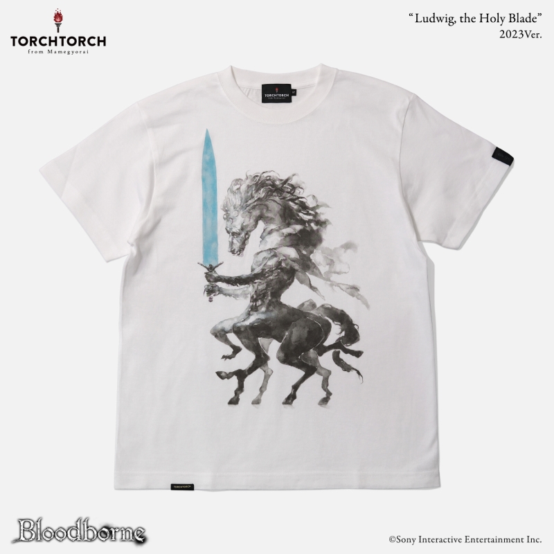 Bloodborne × TORCH TORCH/ Tシャツコレクション: 聖剣のルドウイーク 2023 ver ホワイト S - イメージ画像1