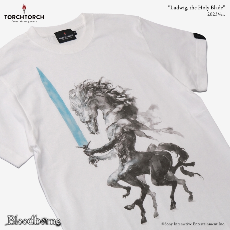 Bloodborne × TORCH TORCH/ Tシャツコレクション: 聖剣のルドウイーク 2023 ver ホワイト S - イメージ画像2