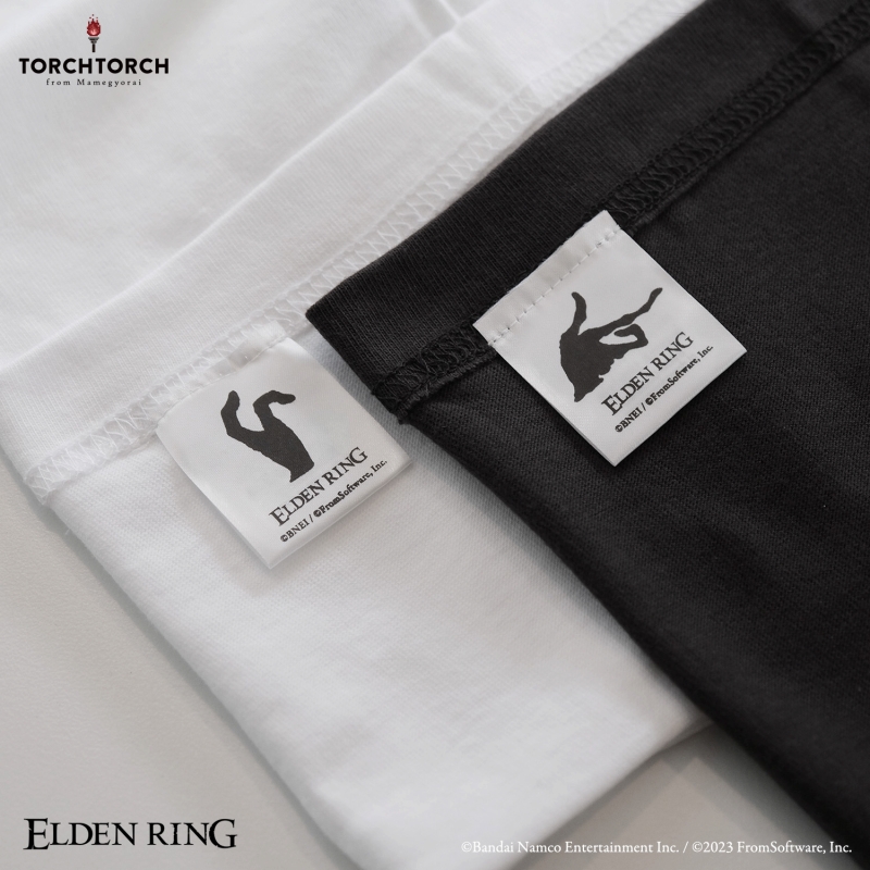 ELDEN RING × TORCH TORCH/ 半狼のブライヴのTシャツ インクブラック L - イメージ画像3