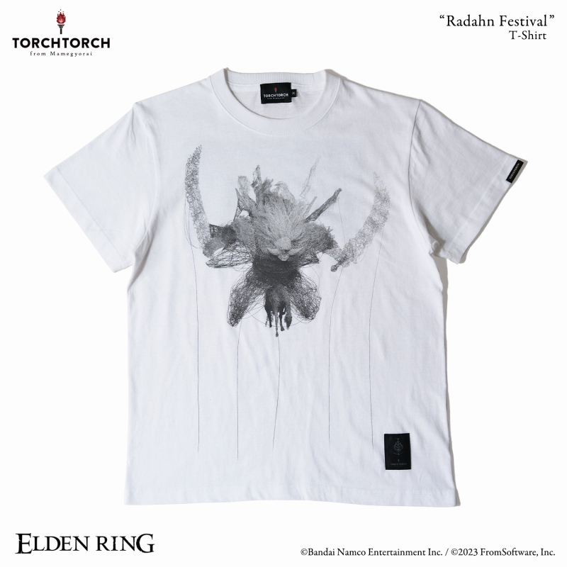ELDEN RING × TORCH TORCH/ ラダーン祭りのTシャツ ホワイト S - イメージ画像1