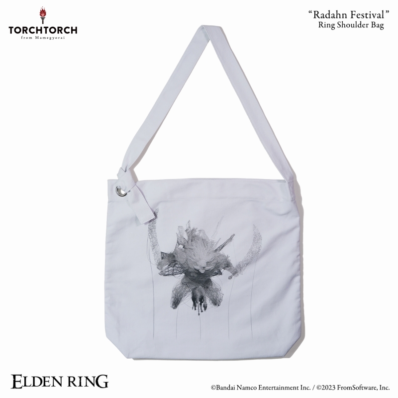 ELDEN RING × TORCH TORCH/ ラダーン祭りのリングショルダーバッグ ホワイト - イメージ画像1