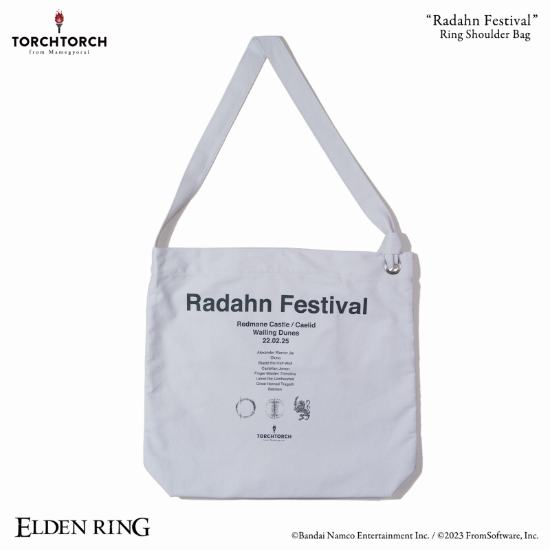 ELDEN RING × TORCH TORCH/ ラダーン祭りのリングショルダーバッグ ホワイト - イメージ画像2