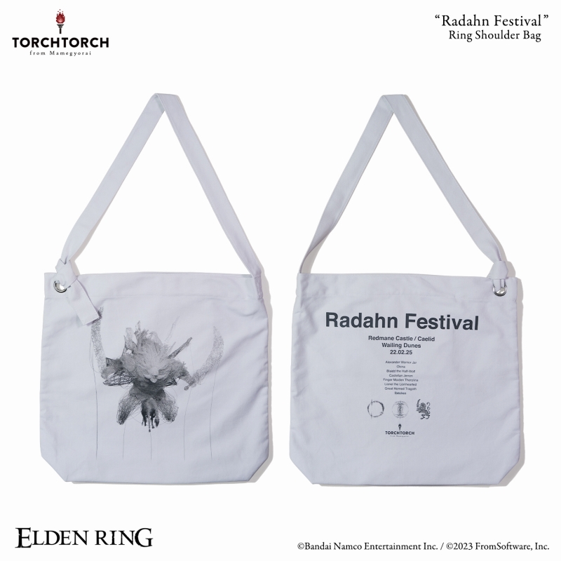 ELDEN RING × TORCH TORCH/ ラダーン祭りのリングショルダーバッグ ホワイト - イメージ画像3