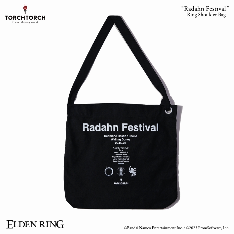 ELDEN RING × TORCH TORCH/ ラダーン祭りのリングショルダーバッグ ブラック - イメージ画像2