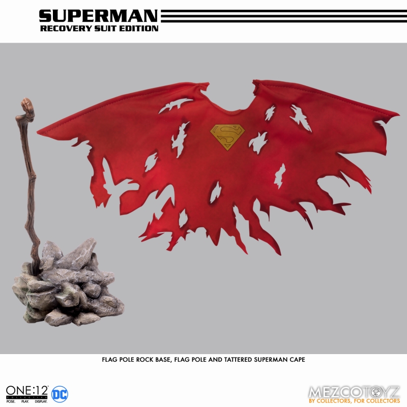 ワン12コレクティブ/ DCコミックス: スーパーマン 1/12 アクションフィギュア リカバリースーツ エディション - イメージ画像15