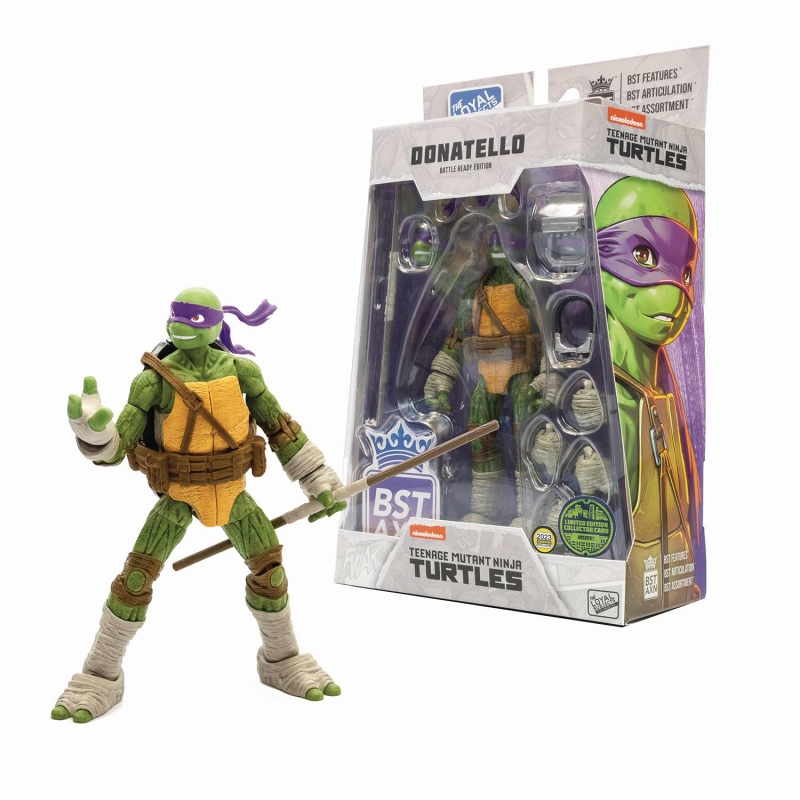 【SDCC2023 コミコン限定】BST AXN/ TMNT ティーンエイジ・ミュータント・ニンジャ・タートルズ: ドナテロ 5インチ アクションフィギュア コミック ver - イメージ画像4