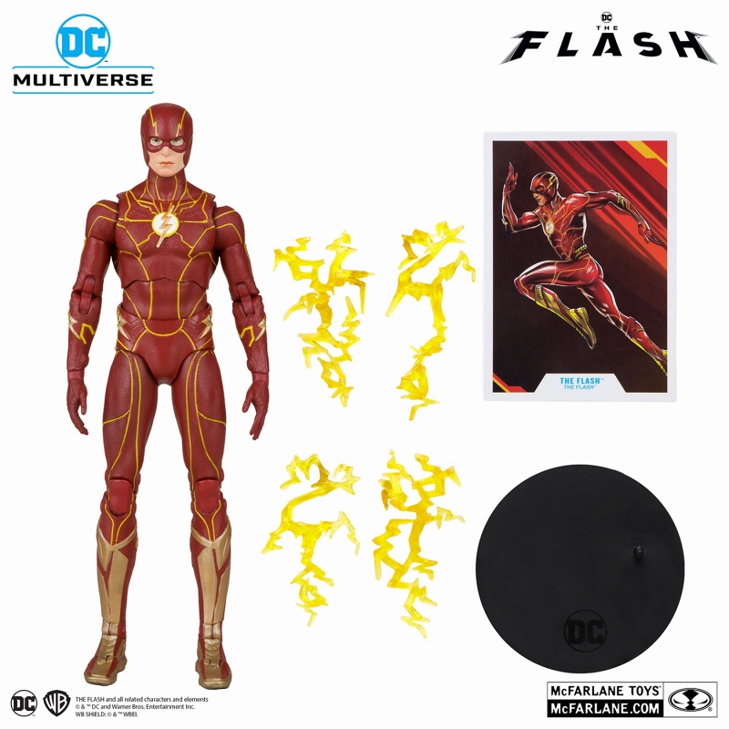 DCマルチバース/ The Flash ザ・フラッシュ: フラッシュ 7インチ アクションフィギュア スピードフォース ヴァリアント ver - イメージ画像7