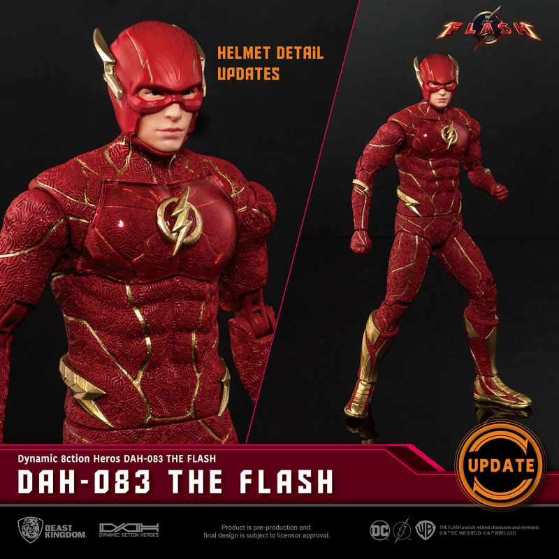 ダイナミックアクションヒーローズ/ The Flash: フラッシュ 1/9 アクションフィギュア - イメージ画像8