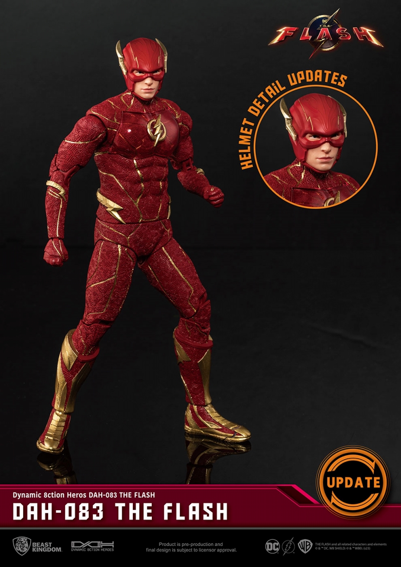 ダイナミックアクションヒーローズ/ The Flash: フラッシュ 1/9 アクションフィギュア DX ver - イメージ画像7