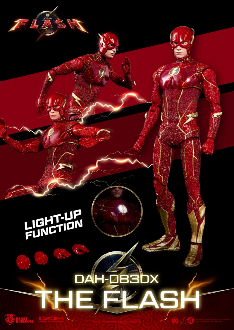 ダイナミックアクションヒーローズ/ The Flash: フラッシュ 1/9 アクションフィギュア DX ver - イメージ画像9