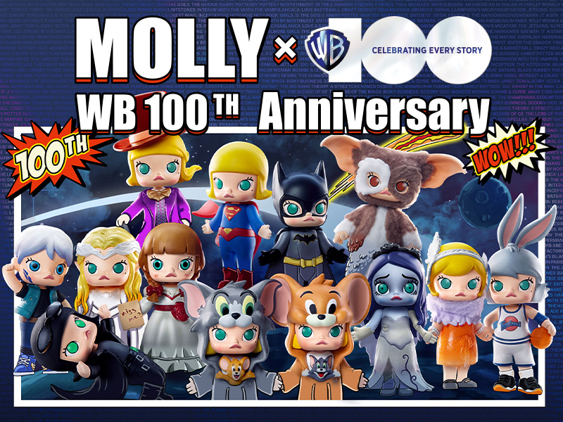 【お取り寄せ品】MOLLY x Warner Bros 100th Anniversary トレーディングフィギュア シリーズ/ 12個入りボックス - イメージ画像14
