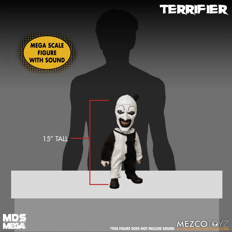 MDS デザイナーシリーズ/ テリファー: アート・ザ・クラウン 15インチ メガスケール フィギュア - イメージ画像10